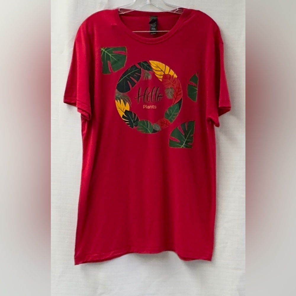Custom Made Red Plant Shirt